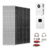 VEVOR Komplettes netzunabhängiges Solar-Kit 2400 W 48 V, mit 12 Solarmodulen