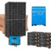 Bifacial-Solar-Kit 10800 Wp 230 V, autonom, Lithium-Speicher 19,2 kWh Victron Ener