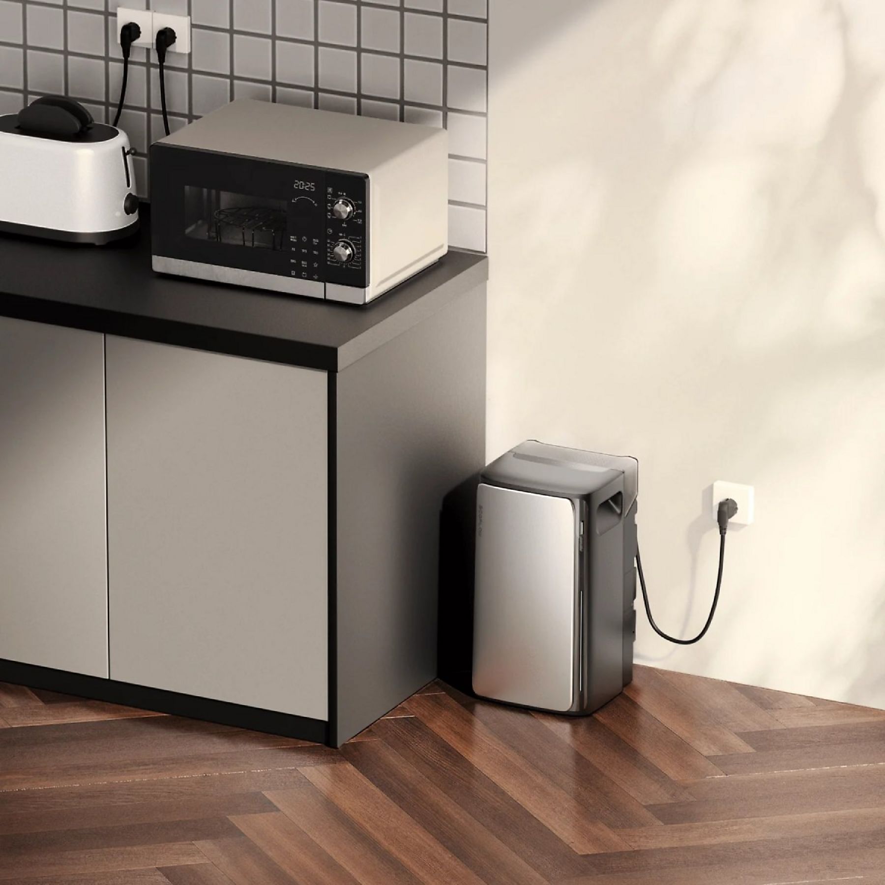 ECOFLOW STREAM Ultra und 5×AC Pro, Kabel, intelligenter Zähler, Solarbatterie, schwarz – Bild 4